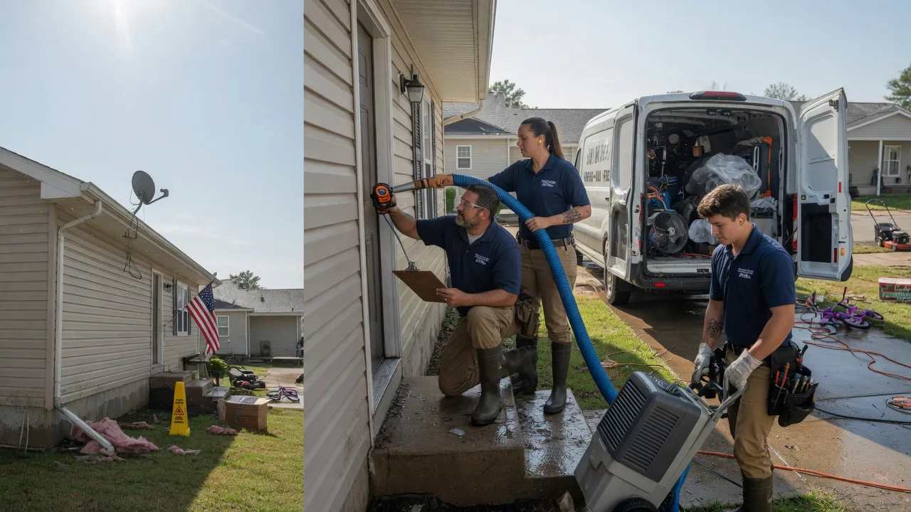 Ceiling Water Damage Restoration in Talihina, OK near me